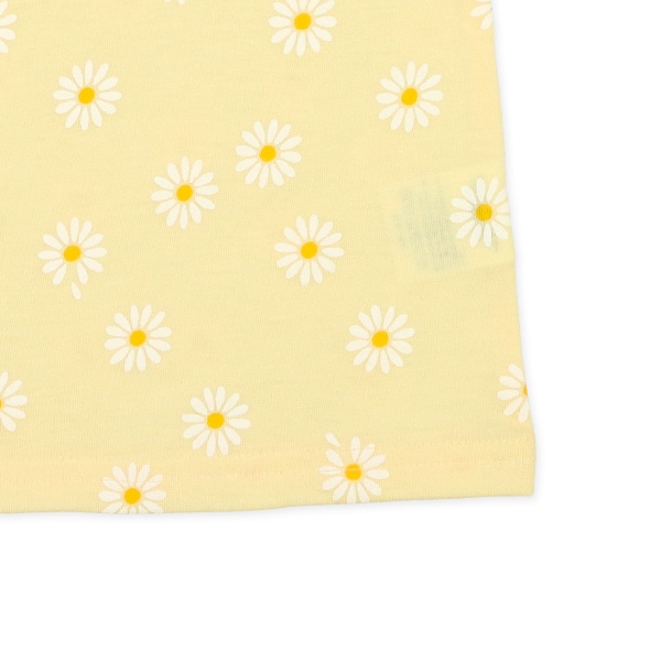 腹巻付きラグラン半袖パジャマ（デイジー総柄）