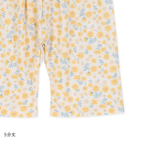 腹巻付き半袖パジャマ（小花総柄）
