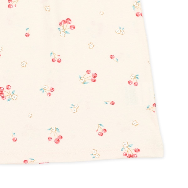 腹巻付きラグラン半袖パジャマ（チェリー）