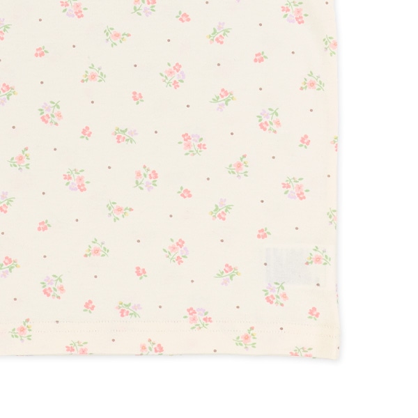 腹巻付き半袖パジャマ（小花柄）