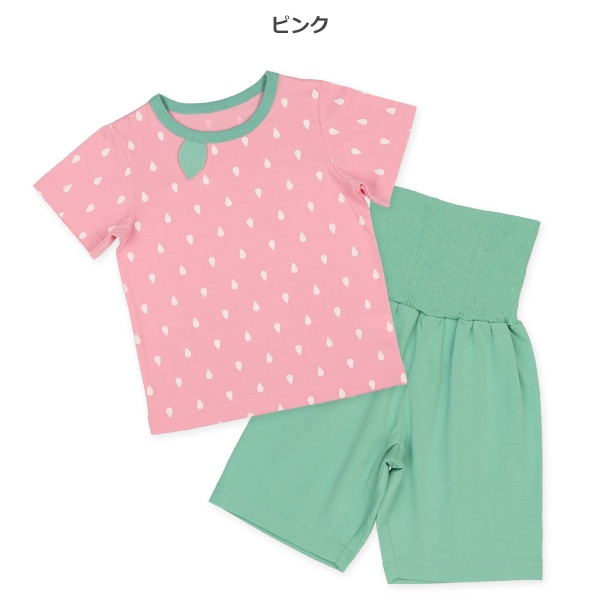 腹巻付きなりきり半袖パジャマ（いちご）