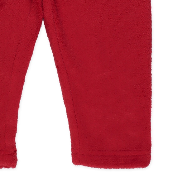 マイクロフリース腹巻付き長袖パジャマ（くま）