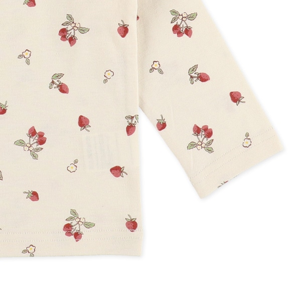 腹巻付き長袖パジャマ（いちご）