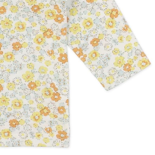 腹巻付き長袖パジャマ（小花柄）