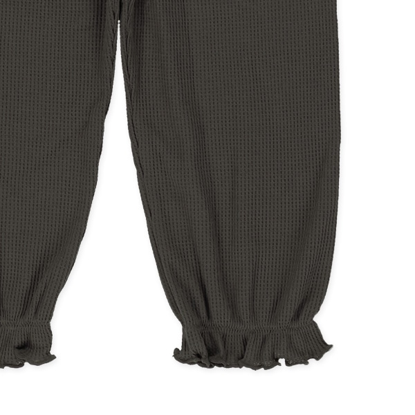 2枚組腹巻付きスどっちもまえワッフルペアパンツ（ハート・ボーダー）