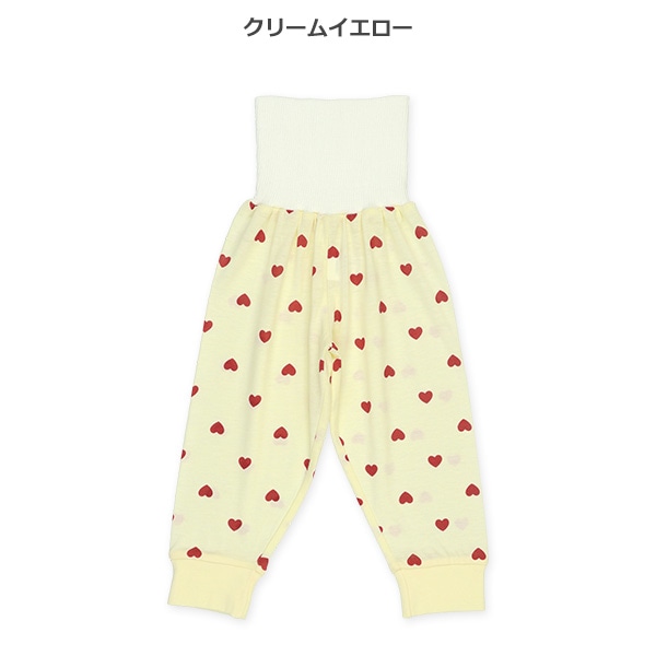 2枚組腹巻付きスペアパンツ（ハート・無地）