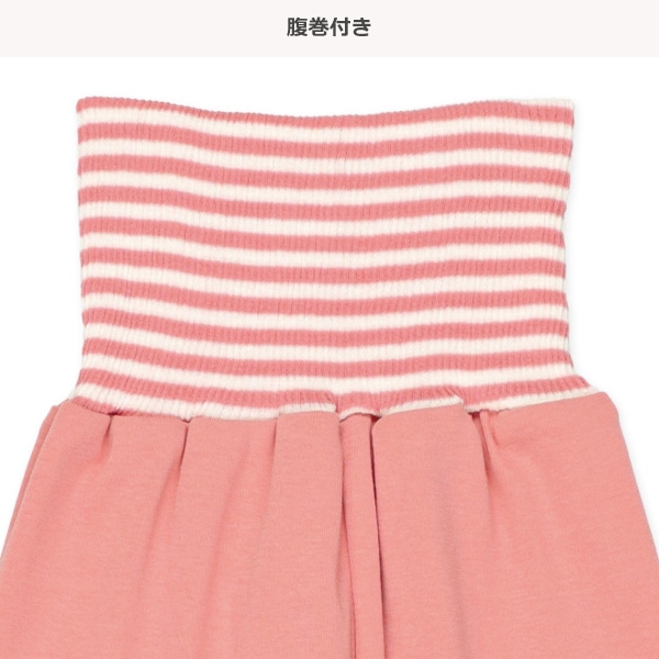2枚組腹巻付きどっちもまえスペアパンツ（ボーダー・くま）