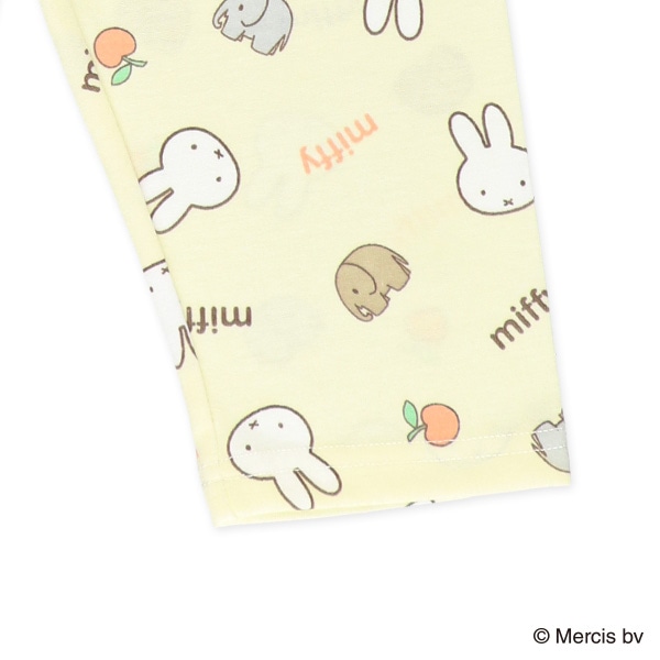 腹巻付き長袖パジャマ（ミッフィー総柄）