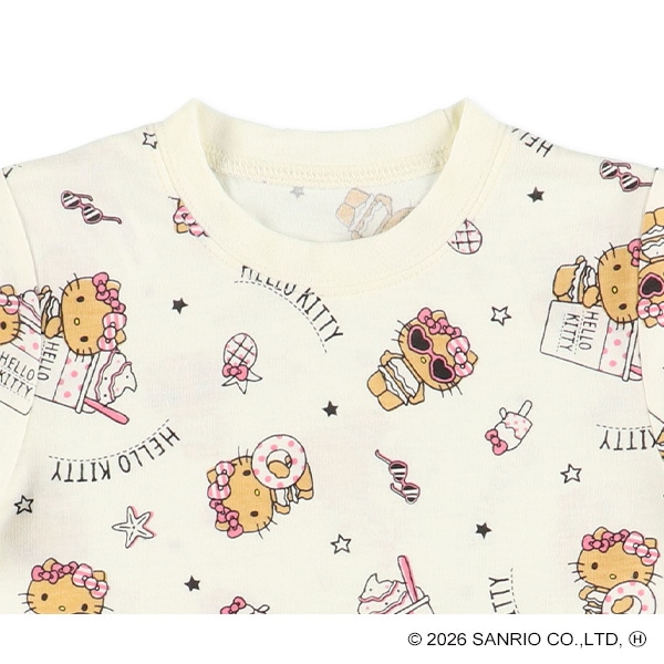 腹巻付き半袖パジャマ（ハローキティ）