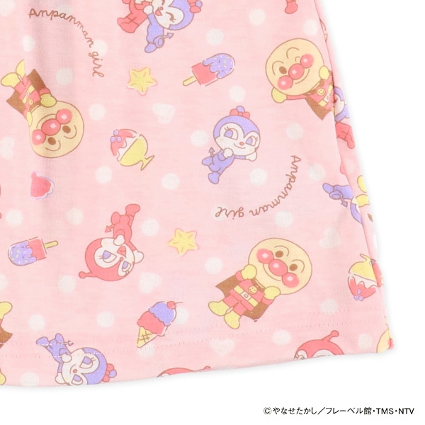 腹巻付きラグラン半袖パジャマ（アンパンマン）