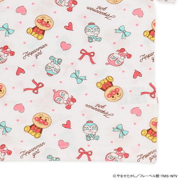 腹巻付き半袖パジャマ（アンパンマン総柄）