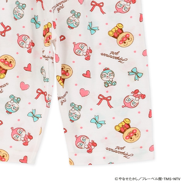 腹巻付き半袖パジャマ（アンパンマン総柄）