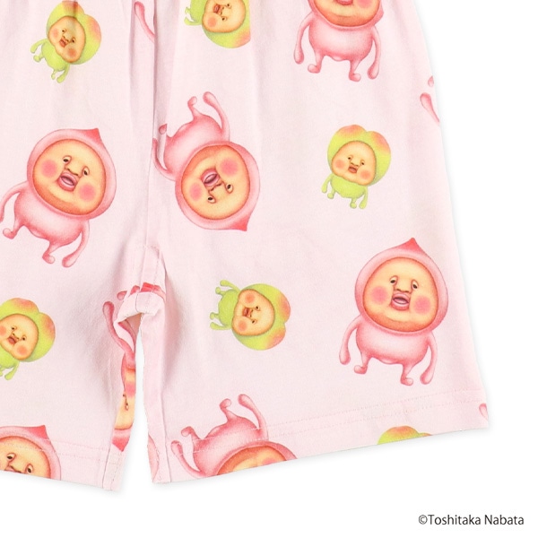 腹巻付き半袖パジャマ（こびとづかん）