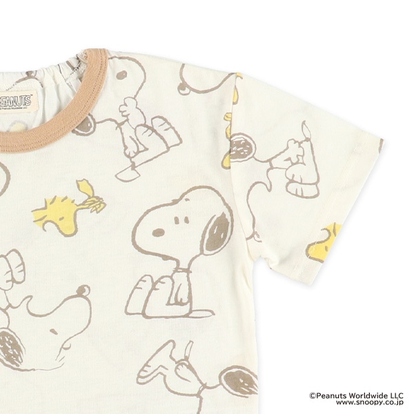 腹巻付き半袖パジャマ（スヌーピー）