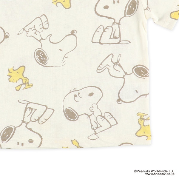 腹巻付き半袖パジャマ（スヌーピー）