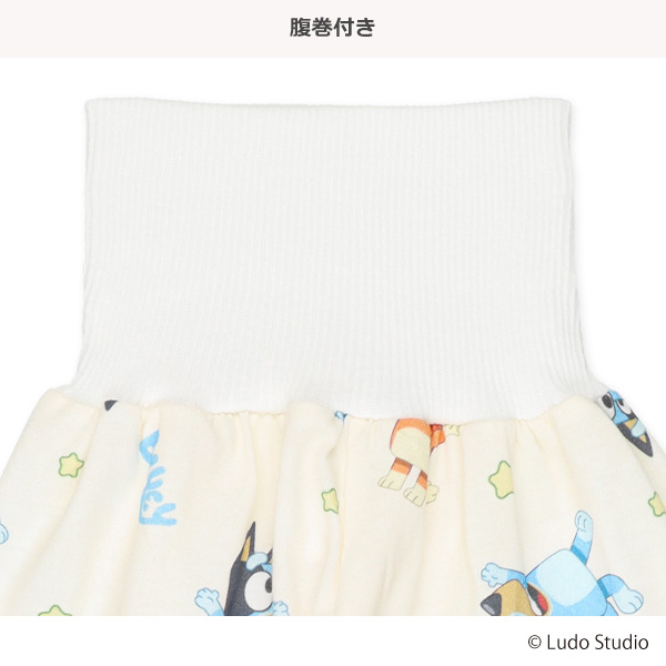 腹巻付き長袖パジャマ（ブルーイ）