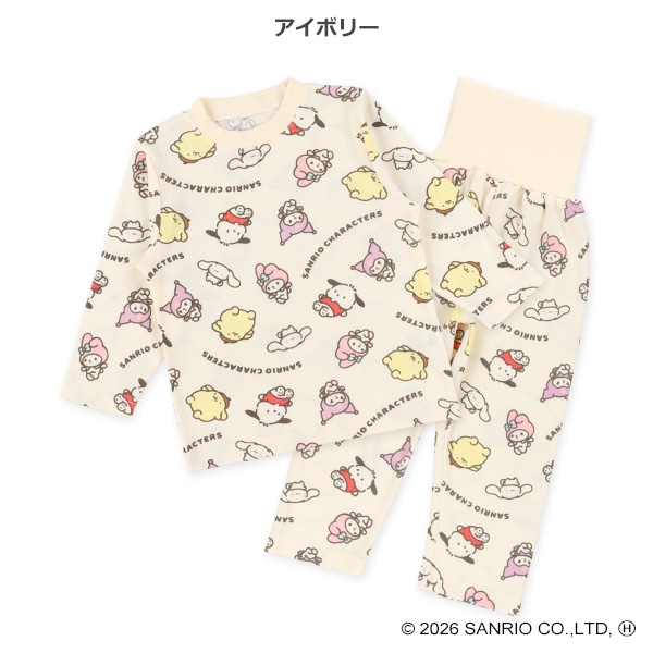腹巻付き長袖パジャマ（サンリオキャラクターズ）