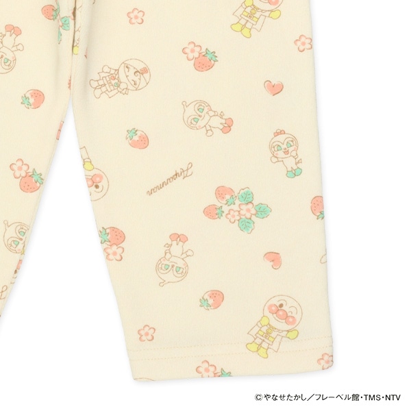 腹巻付き裏起毛長袖パジャマ（アンパンマン）