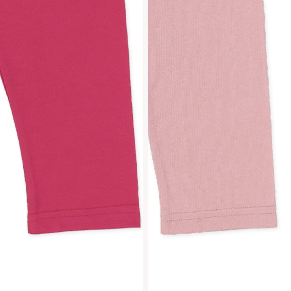 2枚組長袖パジャマ（うさぎ・チェリー）