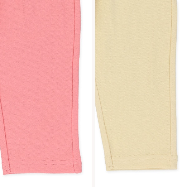 2枚組ラグラン長袖パジャマ（小花・うさぎ）