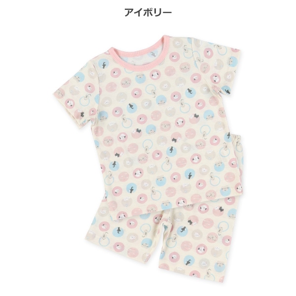 2枚組半袖パジャマ（ねこ）