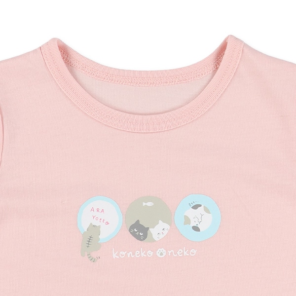 2枚組半袖パジャマ（ねこ）