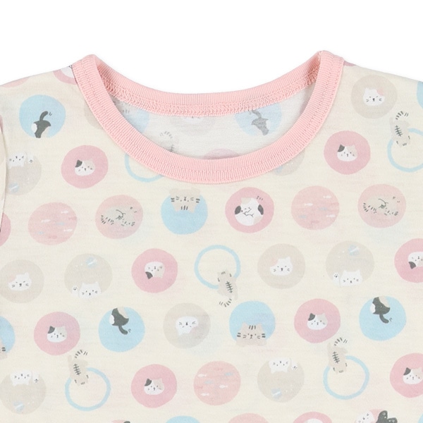 2枚組半袖パジャマ（ねこ）