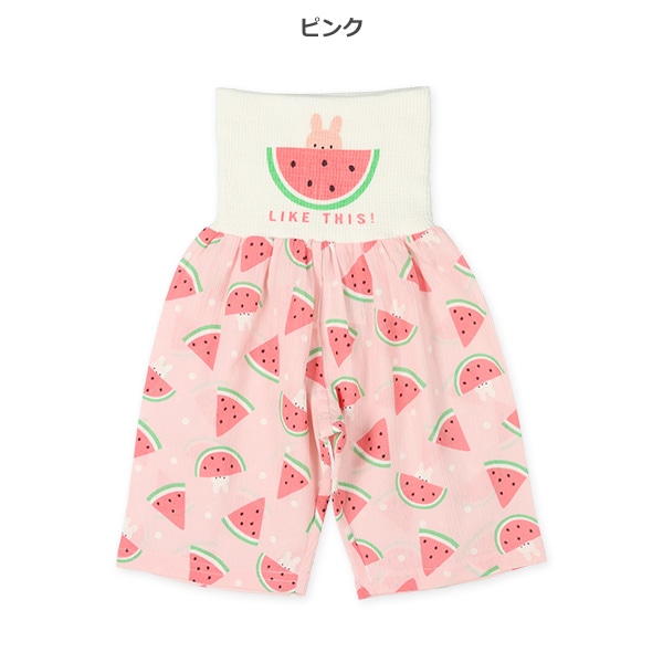 腹巻付きステテコ（スイカ・うさぎ）