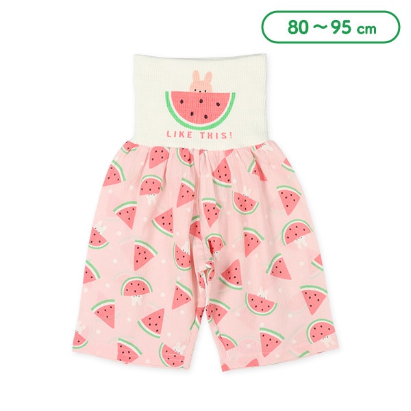 腹巻付きステテコ（スイカ・うさぎ）