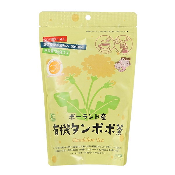 小川生薬）ポーランド産 有機タンポポ茶 48g（24袋）