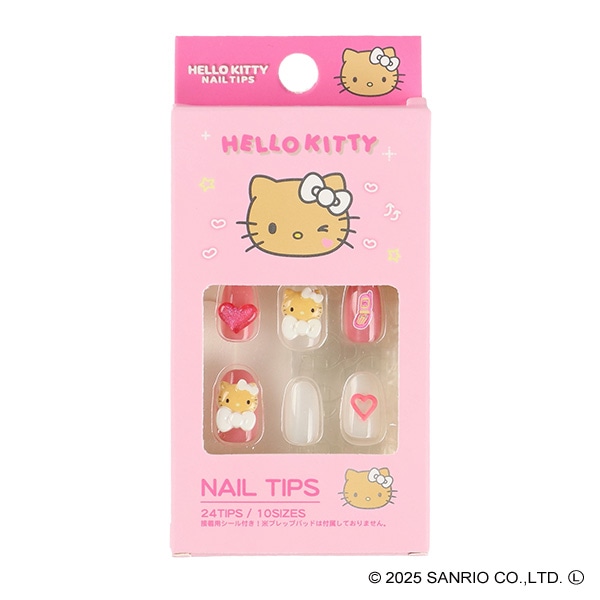 サンタン）コギャル ネイルチップ（ハローキティ）
