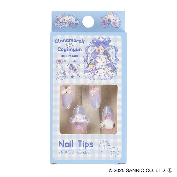 サンタン）DOLLY MIX ネイルチップ（シナモロール・こぎみゅん）
