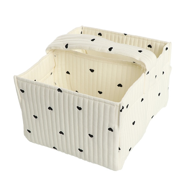 イブルおむつストッカー（ブラックハート）