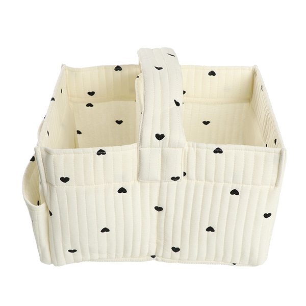 イブルおむつストッカー（ブラックハート）