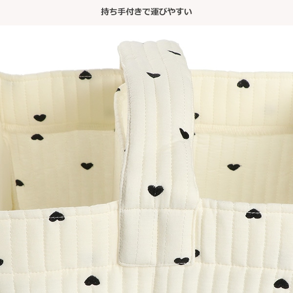 イブルおむつストッカー（ブラックハート）