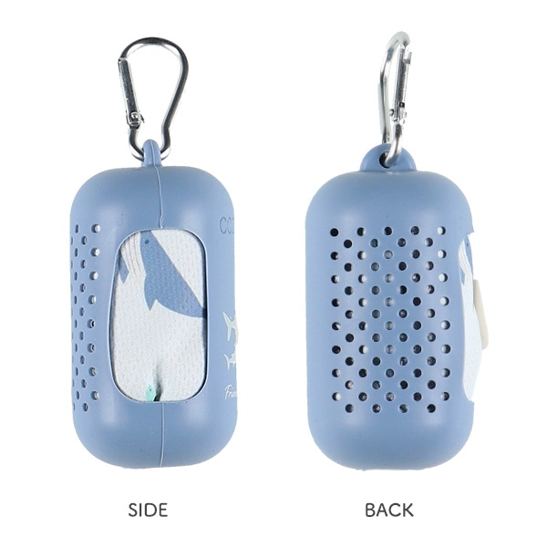 シリコンケース付きクールタオル（海の生き物）