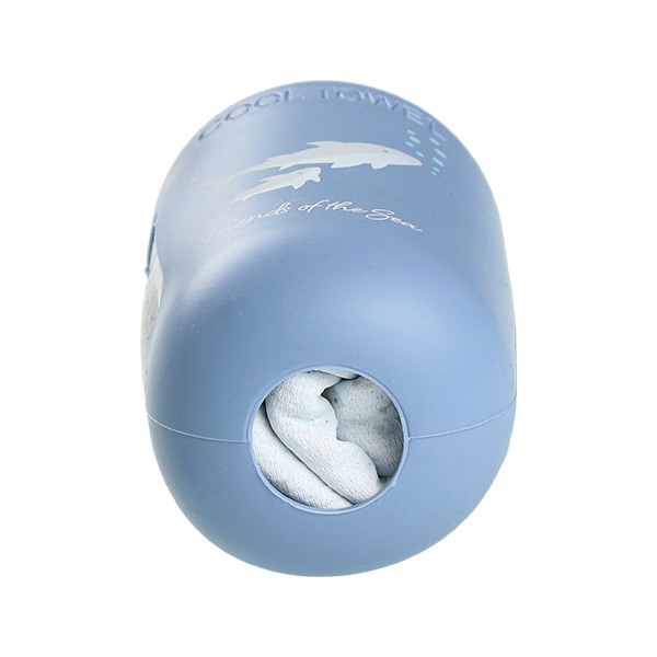 シリコンケース付きクールタオル（海の生き物）