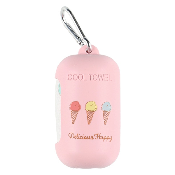 シリコンケース付きクールタオル（アイス）