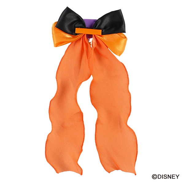 リボンヘアアクセサリー（ミッキーマウス・オレンジ）