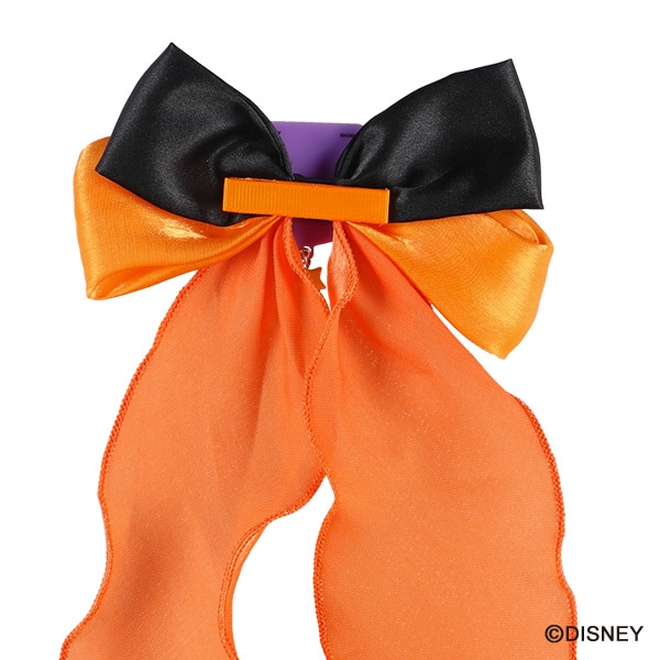 リボンヘアアクセサリー（ミッキーマウス・オレンジ）