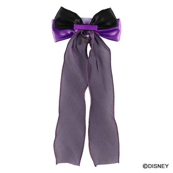 リボンヘアアクセサリー（ミッキーマウス・パープル）