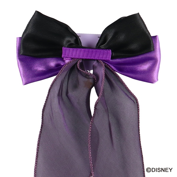 リボンヘアアクセサリー（ミッキーマウス・パープル）