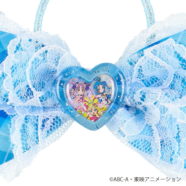 サテンリボンアクセサリー（キミとアイドルプリキュア・ブルー）