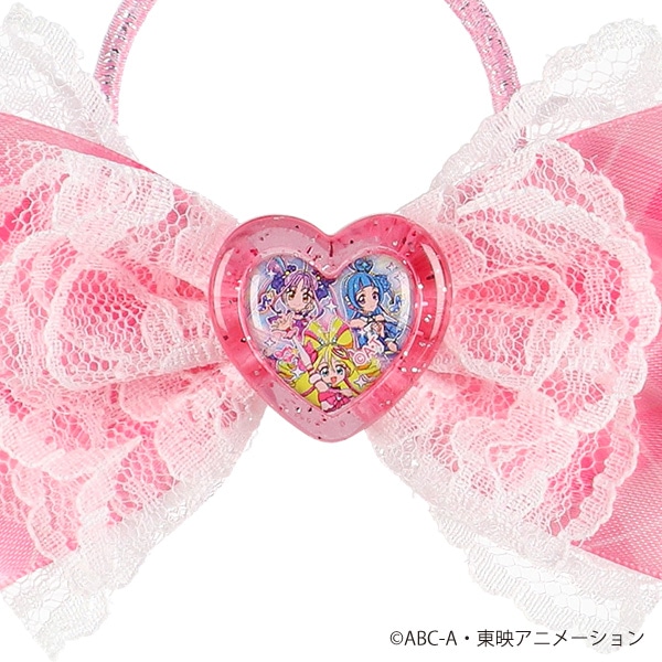 サテンリボンアクセサリー（キミとアイドルプリキュア・ピンク）