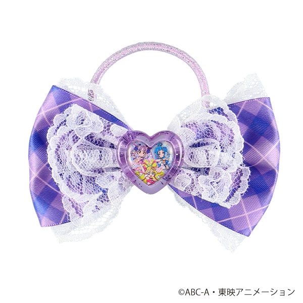 サテンリボンアクセサリー（キミとアイドルプリキュア・パープル）