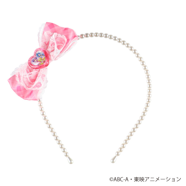 パール風カチューシャ（キミとアイドルプリキュア・ピンク）