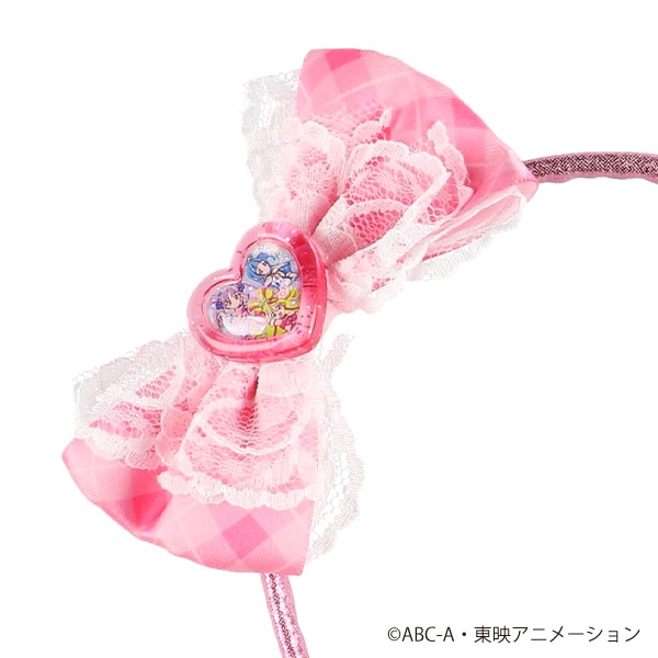 イヤリング付カチューシャ（キミとアイドルプリキュア・ピンク）