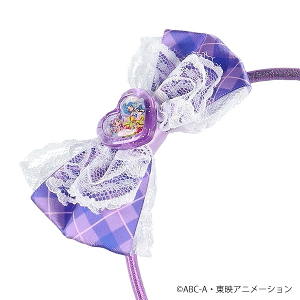 イヤリング付カチューシャ（キミとアイドルプリキュア・パープル）