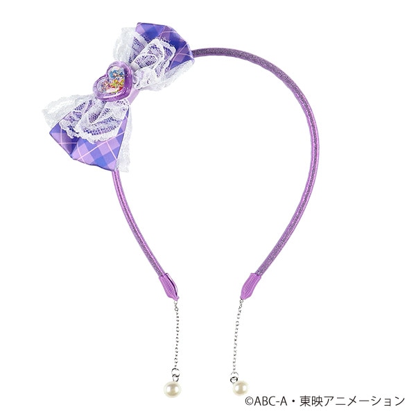 イヤリング付カチューシャ（キミとアイドルプリキュア・パープル）