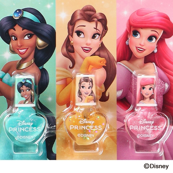 はがせるマニキュア3本セット（ディズニープリンセス・B）